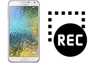 Registrare lo schermo su Samsung Galaxy E7