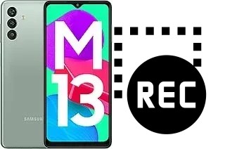 Registrare lo schermo su Samsung Galaxy M13 (India)