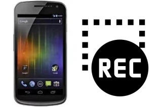 Registrare lo schermo su Samsung Galaxy Nexus I9250