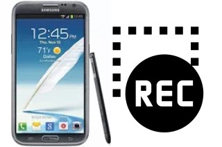 Registrare lo schermo su Samsung Galaxy Note II CDMA