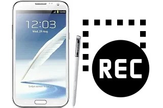 Registrare lo schermo su Samsung Galaxy Note II N7100