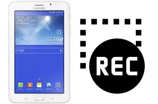 Registrare lo schermo su Samsung Galaxy Tab 3 V