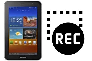 Registrare lo schermo su Samsung P6200 Galaxy Tab 7.0 Plus