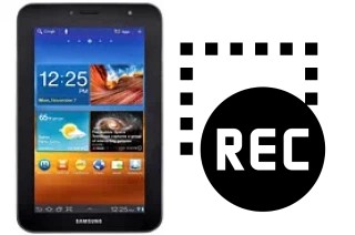 Registrare lo schermo su Samsung P6210 Galaxy Tab 7.0 Plus