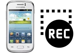 Registrare lo schermo su Samsung Galaxy Young S6310