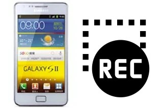 Registrare lo schermo su Samsung I9100G Galaxy S II