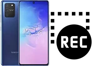 Registrare lo schermo su Samsung Galaxy S10 Lite