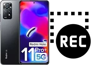 Registrare lo schermo su Xiaomi Redmi Note 11 Pro+ 5G