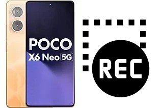 Registrare lo schermo su Xiaomi Poco X6 Neo