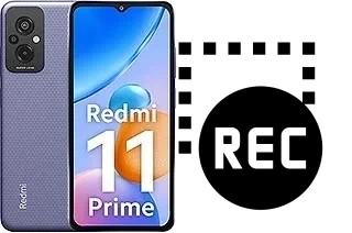 Registrare lo schermo su Xiaomi Redmi 11 Prime