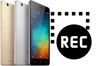 Registrare lo schermo su Xiaomi Redmi 3 Pro