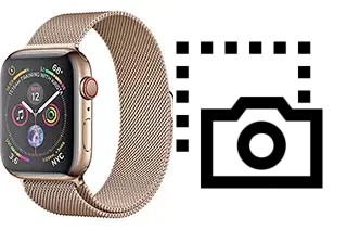 Screenshot su Apple Watch Series 4