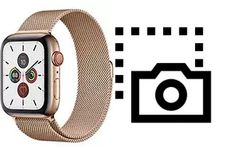 Screenshot su Apple Watch Series 5