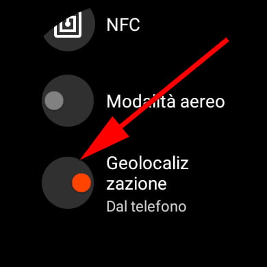 Attivare geolocalizazione Wear OS