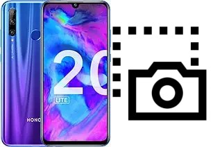 Screenshot su Honor 20 lite