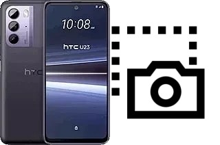 Screenshot su HTC U23