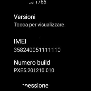 Numero IMEI in WearOS