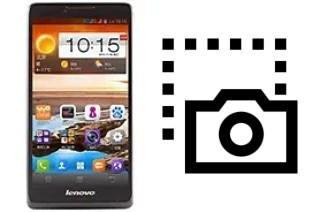 Screenshot su Lenovo A880