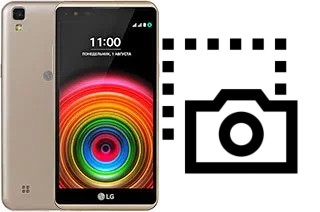 Screenshot su LG X power