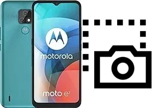 Screenshot su Motorola Moto E7