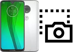 Screenshot su Motorola Moto G7