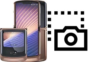 Screenshot su Motorola Razr 5G