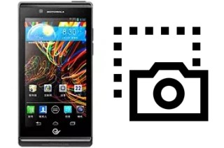 Screenshot su Motorola RAZR V XT889