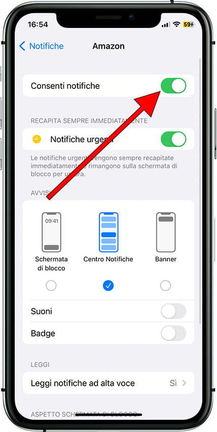 Permitir notificaciones iOS