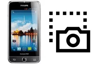 Screenshot su Philips W736