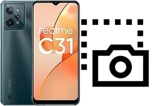 Screenshot su Realme C31