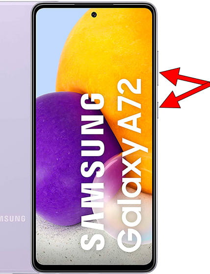 Screenshot su Samsung Galaxy A72 5G