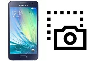 Screenshot su Samsung Galaxy A3