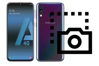 Screenshot su Samsung Galaxy A40s