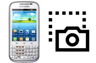 Screenshot su Samsung Galaxy Chat B5330