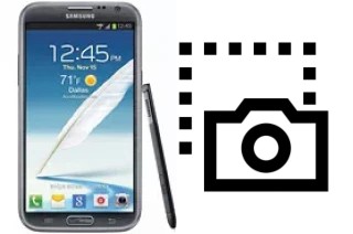 Screenshot su Samsung Galaxy Note II CDMA