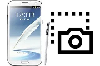 Screenshot su Samsung Galaxy Note II N7100