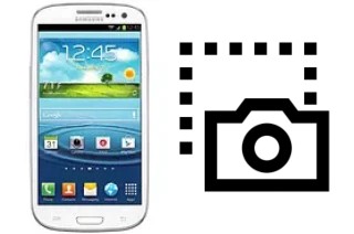 Screenshot su Samsung Galaxy S III CDMA