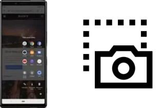 Screenshot su Sony Xperia 1