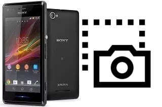 Screenshot su Sony Xperia M