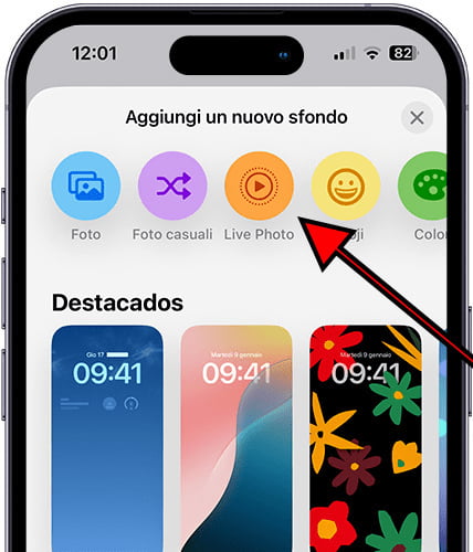 Live Photo sfondi iPhone