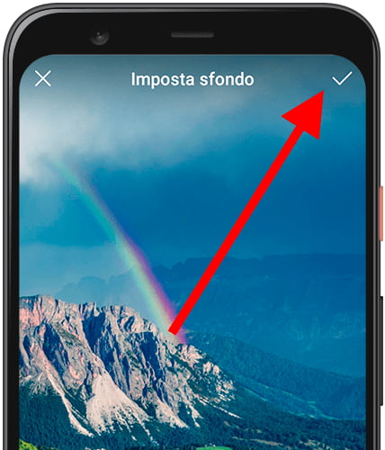 Imposta lo sfondo Huawei