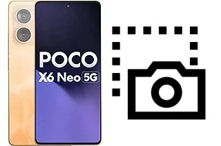 Screenshot su Xiaomi Poco X6 Neo