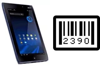 Come vedere il numero di serie su Acer Iconia Tab A101