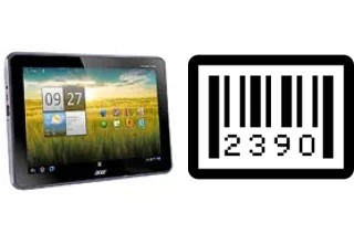 Come vedere il numero di serie su Acer Iconia Tab A701