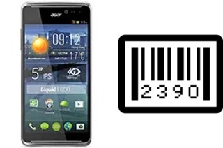 Come vedere il numero di serie su Acer Liquid E600