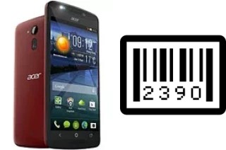 Come vedere il numero di serie su Acer Liquid E700