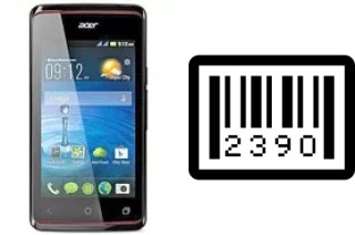 Come vedere il numero di serie su Acer Liquid Z200