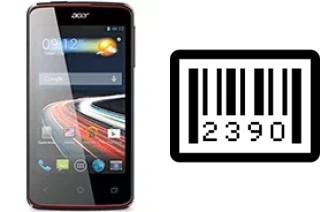 Come vedere il numero di serie su Acer Liquid Z4