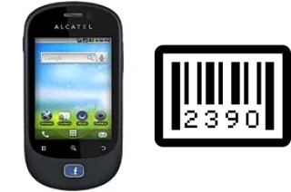 Come vedere il numero di serie su alcatel OT-908F