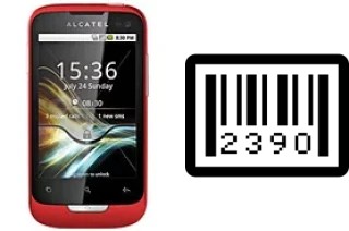 Come vedere il numero di serie su alcatel OT-985